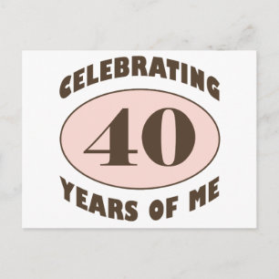 Carte Postale Drôle 40e anniversaire cadeaux