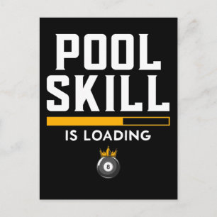 Carte Postale Drôle 8 Ball Citation Sports Billard Piscine