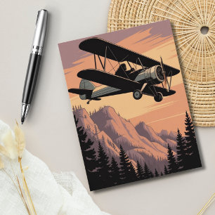 Carte Postale Drôle Anniversaire Bigfoot Avion Vintage Personnal