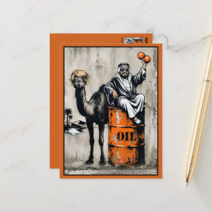 Carte Postale Drôle Anti-Trump