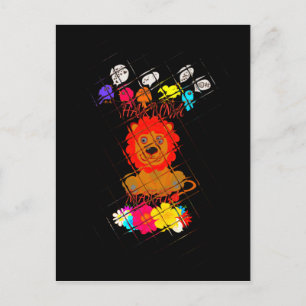 Carte Postale Drôle bébé Lion King : Hakuna Matata Art Design