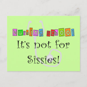 Carte Postale Drôle cadeau d'étudiant en soins infirmiers