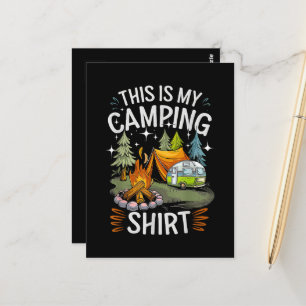 Carte Postale Drôle C'est Mon Camping Pour Campeur