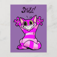 Drôle chat de dessin animé, sourire