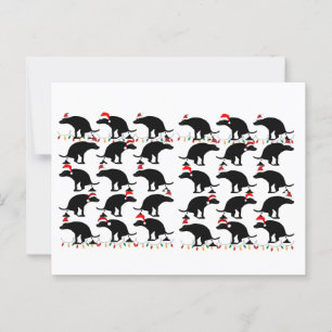 Carte Postale Drôle Chien foutu de Noël