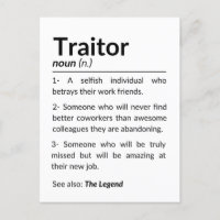 Drôle collègue d'adieu, collègue quittant son empl