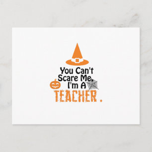 Carte Postale Drôle Costume d'Halloween ne peut pas effrayer un 