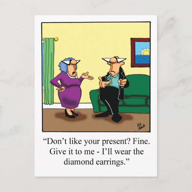 Carte postale drôle d'anniversaire (Devant)