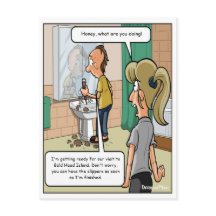 Carte postale drôle de Bald Head Island