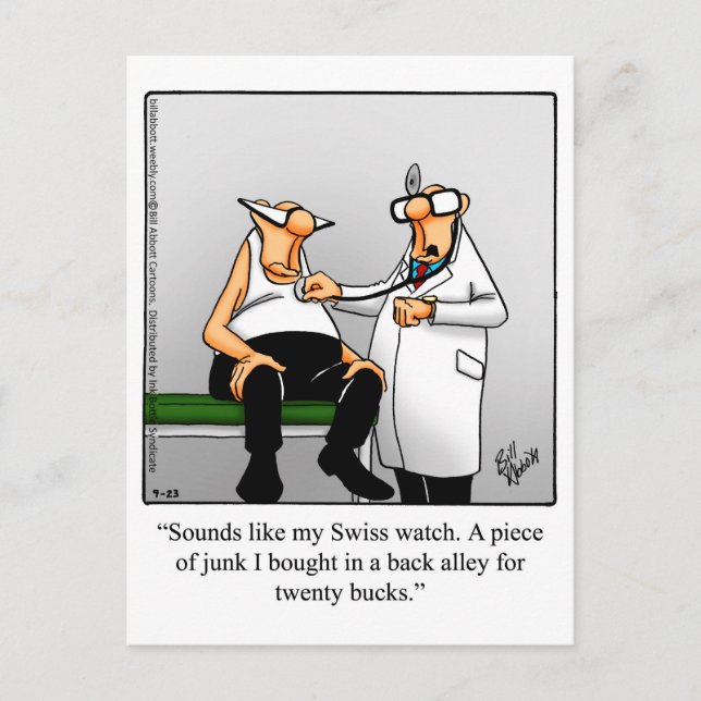 Carte postale drôle de bon rétablissement (Devant)