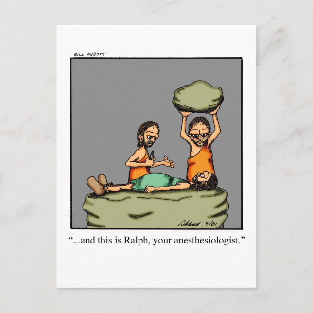 Carte postale drôle de rétablissement (Devant)