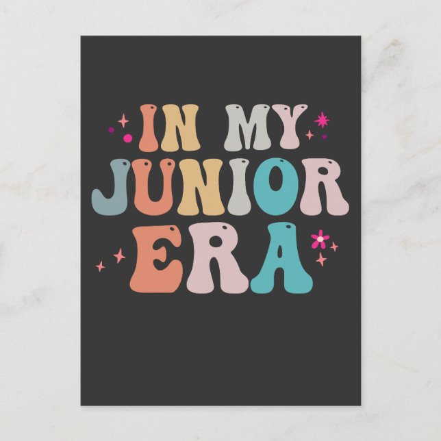 Carte Postale Drôle de retour à l'école à mon époque de Junior P (Devant)