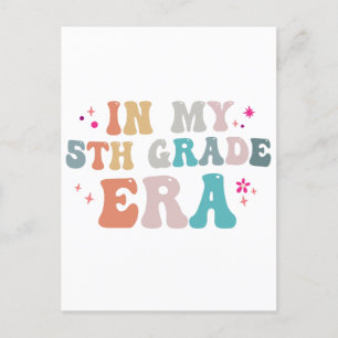 Carte Postale Drôle de retour à l'école Dans mon professeur de 5