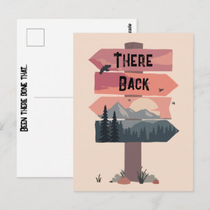 Carte Postale Drôle de vacances There & Back Been That