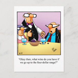 Carte postale drôle de vin "Spectickles"