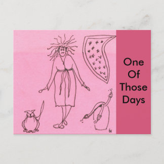 Carte Postale Drôle déesse Chat Gak