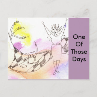 Carte Postale Drôle déesse Chat Gak 2