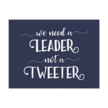 Drôle dirigeant politique anti-Trump, pas de plais