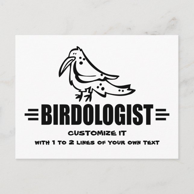 Carte Postale Drôle d'oiseau (Devant)