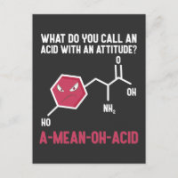Drôle Enseignant en Chimie Laboratoire Amino Acid