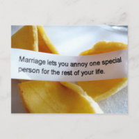 Drôle fortune Cookie Mariage Plaisanterie