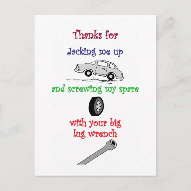 Carte Postale Drôle Gay (Devant)