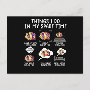 Carte Postale Drôle Guinéen Cochon Que Je Fais Dans Mon Temps Li