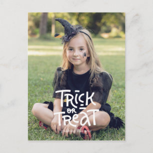 Carte Postale Drôle Halloween Ghosting Trick ou Treat cette anné