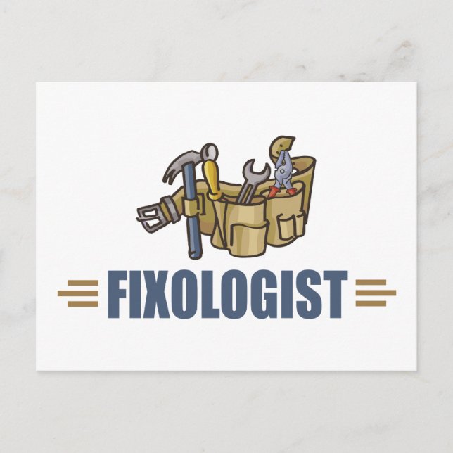 Carte Postale Drôle Handyman (Devant)