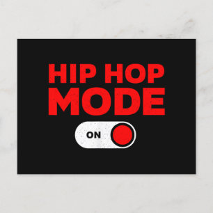 Carte Postale Drôle Hip hop Design pour hommes femmes 90s Hip ho