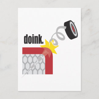 Carte Postale Drôle Hockey