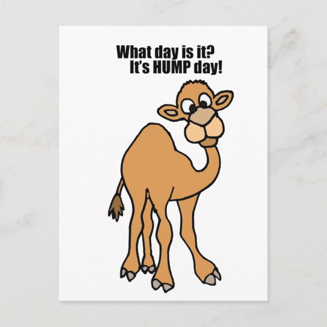 Carte Postale Drôle Hump Day Camel Art (Devant)