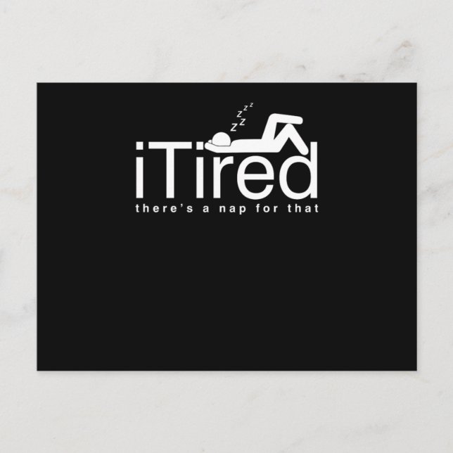 Carte Postale Drôle Lazy Personnes Couch Pomme de terre Sleepyhe (Devant)