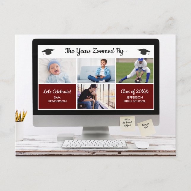 Carte Postale Drôle Les Années Se Sont Écoulées À Toute Vitesse, (Devant)