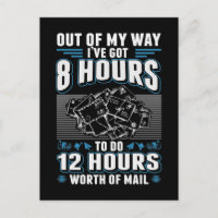 Drôle Mailman Humour Stressful Mail Carrier Job