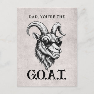 Carte Postale Drôle Meilleur Papa T'es le Meilleur