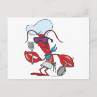 drôle mignon cuisinier de homard