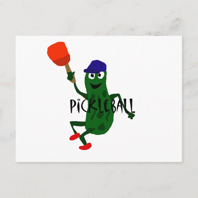 Carte Postale Drôle Pickleball (Devant)