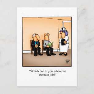 Carte postale drôle pour garder le contact