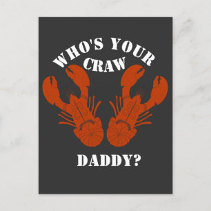 Carte Postale Drôle qui est ton papa cru