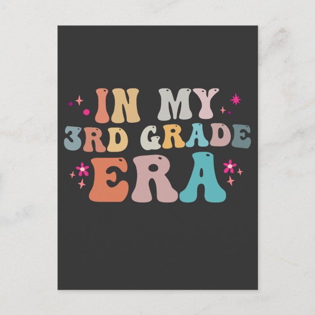 Carte Postale Drôle Retour à l'école À l'époque où j'étais en CM (Devant)