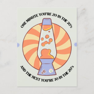 Carte Postale Drôle Rétro Années 70 