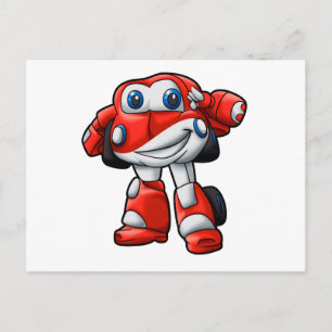 Carte Postale Drôle Robot voiture dessin animé   - Choisir la co