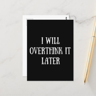 Carte Postale Drôle sarcastique dit citations célèbres