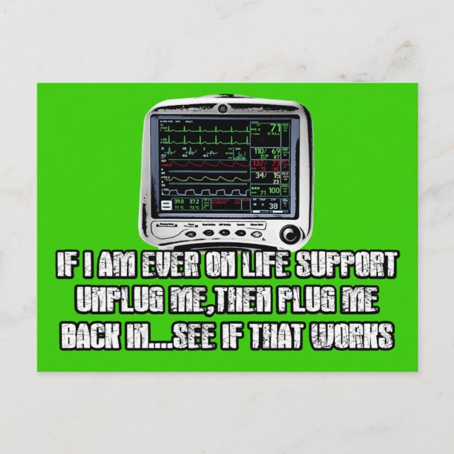 Carte Postale Drôle slogan (Devant)