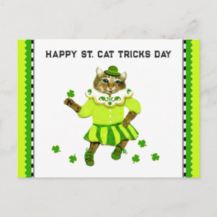 Carte Postale Drôle St. Patrick's Day Chat