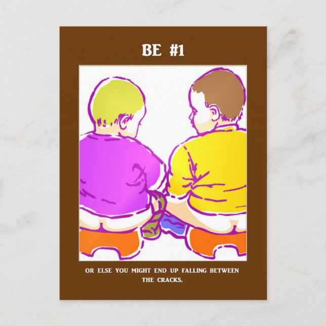 Carte Postale Drôle succès Slogan Cheeky Jouer Sur Les Mots (Devant)