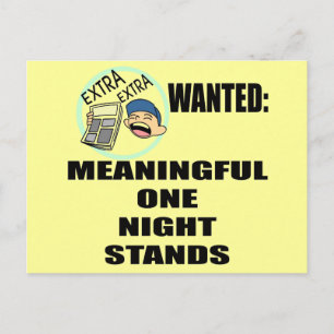 Carte Postale Drôle Un Stand de nuit T-shirts cadeaux