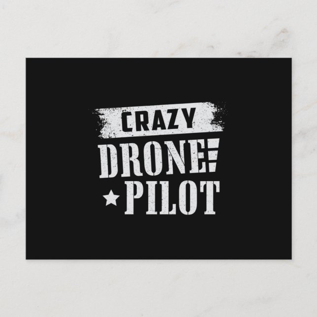 Carte Postale Drones Pilotes Quadcopter Drones FPV Camera Cadeau (Devant)