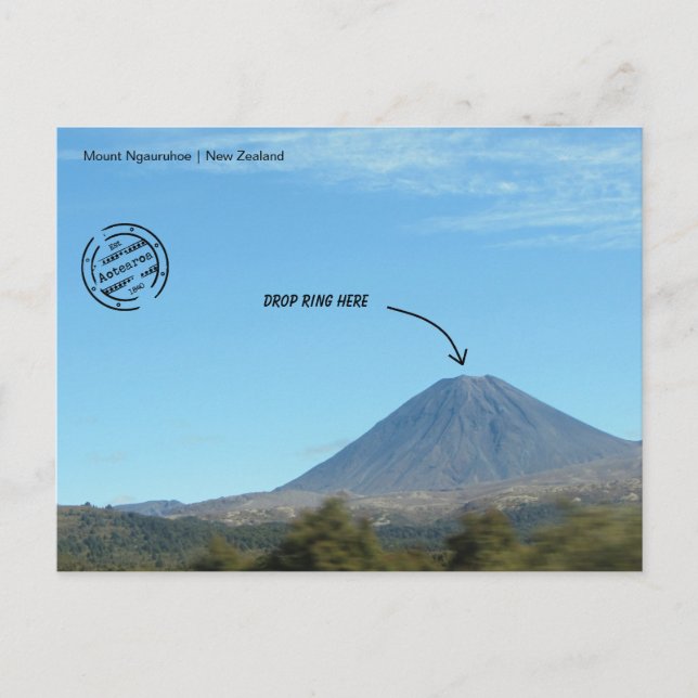 Carte Postale "Drop Ring Here" Postkarte (Devant)